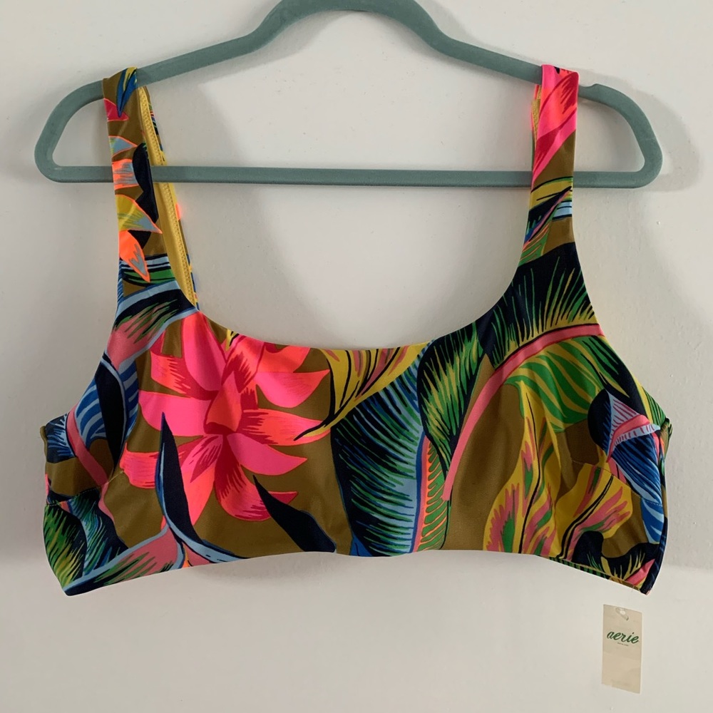 Aerie/American Eagle Scoop Neck Bikini Top